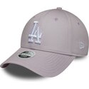 kapa-zaobljena-ljubicasta-podesiv-9forty-league-essential-los-angeles-dodgers-mlb-new-era