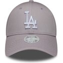 kapa-zaobljena-ljubicasta-podesiv-9forty-league-essential-los-angeles-dodgers-mlb-new-era