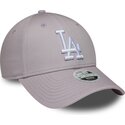 kapa-zaobljena-ljubicasta-podesiv-9forty-league-essential-los-angeles-dodgers-mlb-new-era