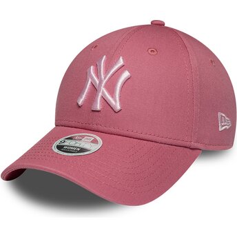 Kapa zaobljena ružičasta podesiv 9FORTY League Essential CAS New York Yankees MLB New Era