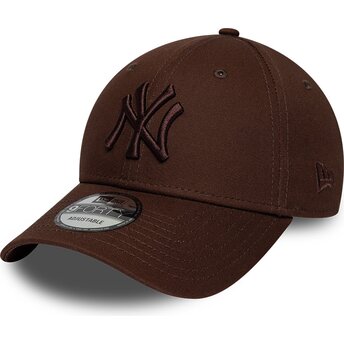 Kapa zaobljena smeđa podesiv 9FORTY League Essential New York Yankees MLB New Era