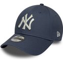 kapa-zaobljena-plava-podesiv-za-djecu-9forty-league-essential-new-york-yankees-mlb-new-era