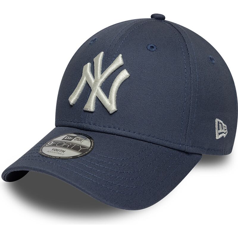 kapa-zaobljena-plava-podesiv-za-djecu-9forty-league-essential-new-york-yankees-mlb-new-era