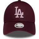 kapa-zaobljena-crvena-podesiv-rosa-9forty-metallic-los-angeles-dodgers-mlb-new-era