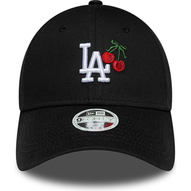 kapa-zaobljena-crna-podesiv-9forty-fruit-icon-cherry-los-angeles-dodgers-mlb-new-era