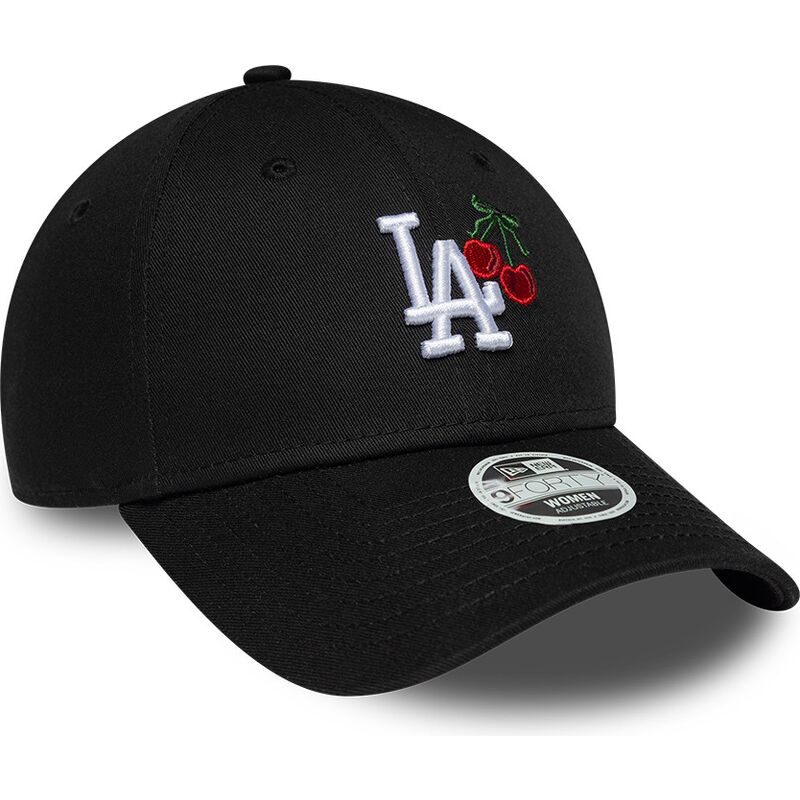 kapa-zaobljena-crna-podesiv-9forty-fruit-icon-cherry-los-angeles-dodgers-mlb-new-era
