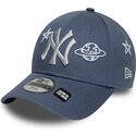 kapa-zaobljena-plava-podesiv-za-djecu-9forty-space-glow-in-the-dark-new-york-yankees-mlb-new-era