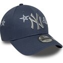 kapa-zaobljena-plava-podesiv-za-djecu-9forty-space-glow-in-the-dark-new-york-yankees-mlb-new-era
