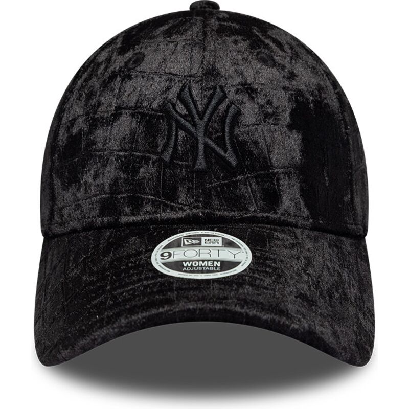 kapa-zaobljena-crna-podesiv-9forty-pattern-velour-new-york-yankees-mlb-new-era