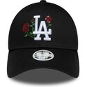 kapa-zaobljena-crna-snapback-9forty-rose-sequin-los-angeles-dodgers-mlb-new-era