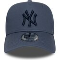 kapa-zaobljena-plava-snapback-9forty-e-frame-league-essential-new-york-yankees-mlb-new-era