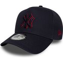 kapa-zaobljena-mornarsko-plava-snapback-9forty-e-frame-team-outline-new-york-yankees-mlb-new-era