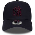 kapa-zaobljena-mornarsko-plava-snapback-9forty-e-frame-team-outline-new-york-yankees-mlb-new-era