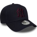 kapa-zaobljena-mornarsko-plava-snapback-9forty-e-frame-team-outline-new-york-yankees-mlb-new-era