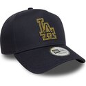 kapa-zaobljena-mornarsko-plava-snapback-9forty-dorado-e-frame-metallic-outline-los-angeles-dodgers-mlb-new-era