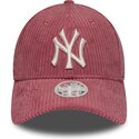 kapa-zaobljena-ruzicasta-podesiv-9forty-m-crown-chunky-cord-new-york-yankees-mlb-new-era