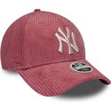 kapa-zaobljena-ruzicasta-podesiv-9forty-m-crown-chunky-cord-new-york-yankees-mlb-new-era