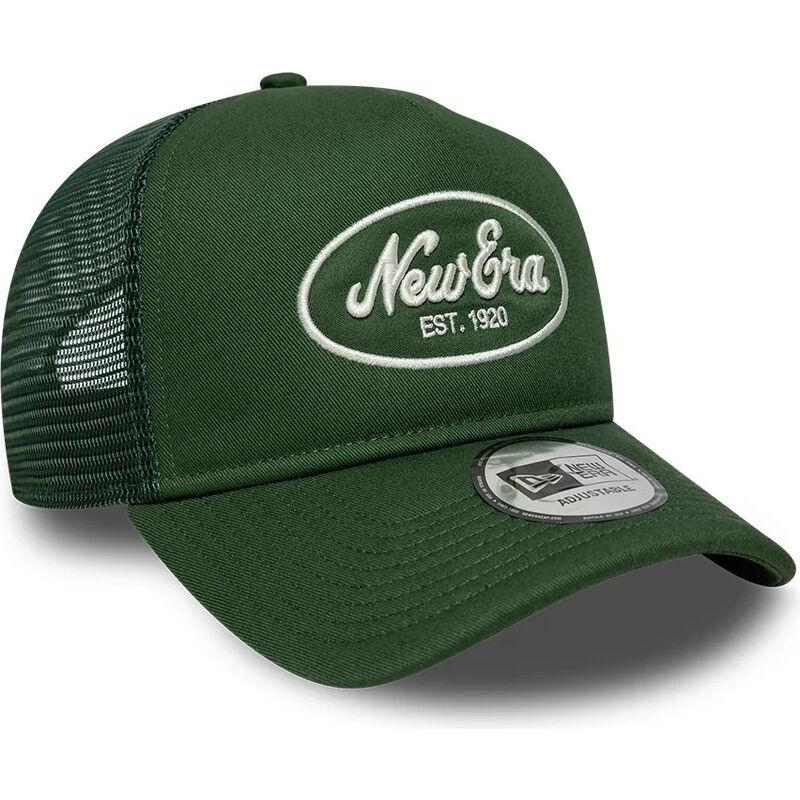 kapa-zaobljena-zelena-snapback-a-frame-oval-patch-foam-new-era