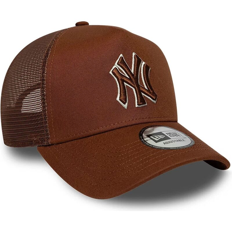 kapa-zaobljena-smeda-snapback-e-frame-outline-new-york-yankees-mlb-new-era