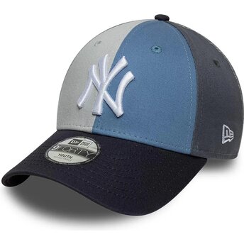 Kapa zaobljena višebojno podesiv za djecu 9FORTY Colourblock New York Yankees MLB New Era