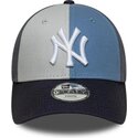 kapa-zaobljena-visebojno-podesiv-za-djecu-9forty-colourblock-new-york-yankees-mlb-new-era