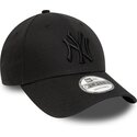 kapa-zaobljena-crna-podesiv-9forty-league-essential-new-york-yankees-mlb-new-era