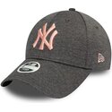 kapa-zaobljena-siva-podesiv-rosa-9forty-tech-jersey-new-york-yankees-mlb-new-era