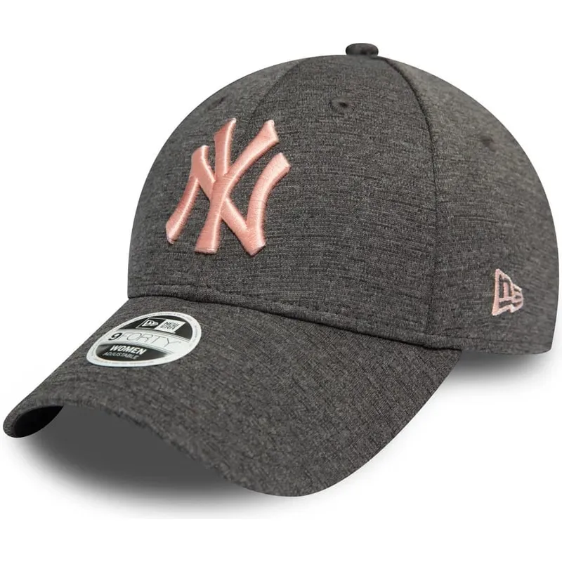 kapa-zaobljena-siva-podesiv-rosa-9forty-tech-jersey-new-york-yankees-mlb-new-era