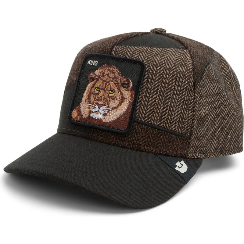 kapa-zaobljena-smeda-snapback-sartorial-king-patchwork-the-farm-goorin-bros