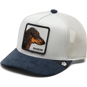 Kapa zaobljena plava snapback za djecu Suede Shadow Original Recipe The Farm Goorin Bros.