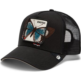 Kapa zaobljena crna snapback Over the Line Butterfly Out Of Bounds Exotic The Farm Goorin Bros.