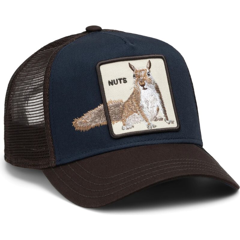kapa-zaobljena-smeda-snapback-over-the-line-squirrel-out-of-bounds-nuts-the-farm-goorin-bros