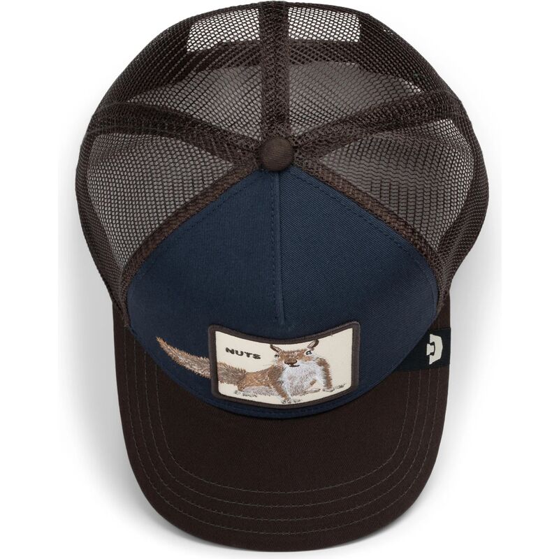 kapa-zaobljena-smeda-snapback-over-the-line-squirrel-out-of-bounds-nuts-the-farm-goorin-bros