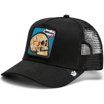 Kapa zaobljena crna snapback Cancelled Skull Pop Art Strikes Back The Farm Goorin Bros.
