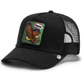 Kapa zaobljena crna snapback Freedom Eagle Pop Art Strikes Back The Farm Goorin Bros.