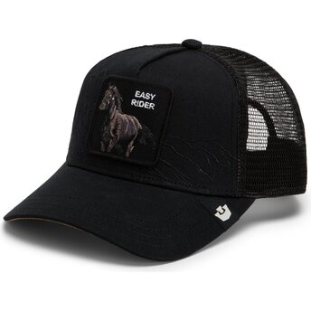 Kapa zaobljena crna snapback Stallion Badlands The Farm Goorin Bros.