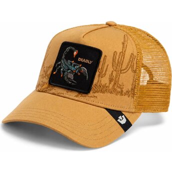 Kapa zaobljena smeđa snapback Scorpion Badlands Deadly The Farm Goorin Bros.
