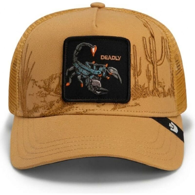 kapa-zaobljena-smeda-snapback-scorpion-badlands-deadly-the-farm-goorin-bros