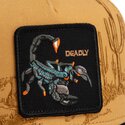 kapa-zaobljena-smeda-snapback-scorpion-badlands-deadly-the-farm-goorin-bros