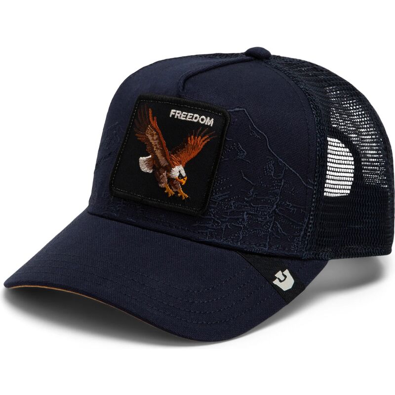 kapa-zaobljena-mornarsko-plava-snapback-eagle-badlands-freedom-the-farm-goorin-bros