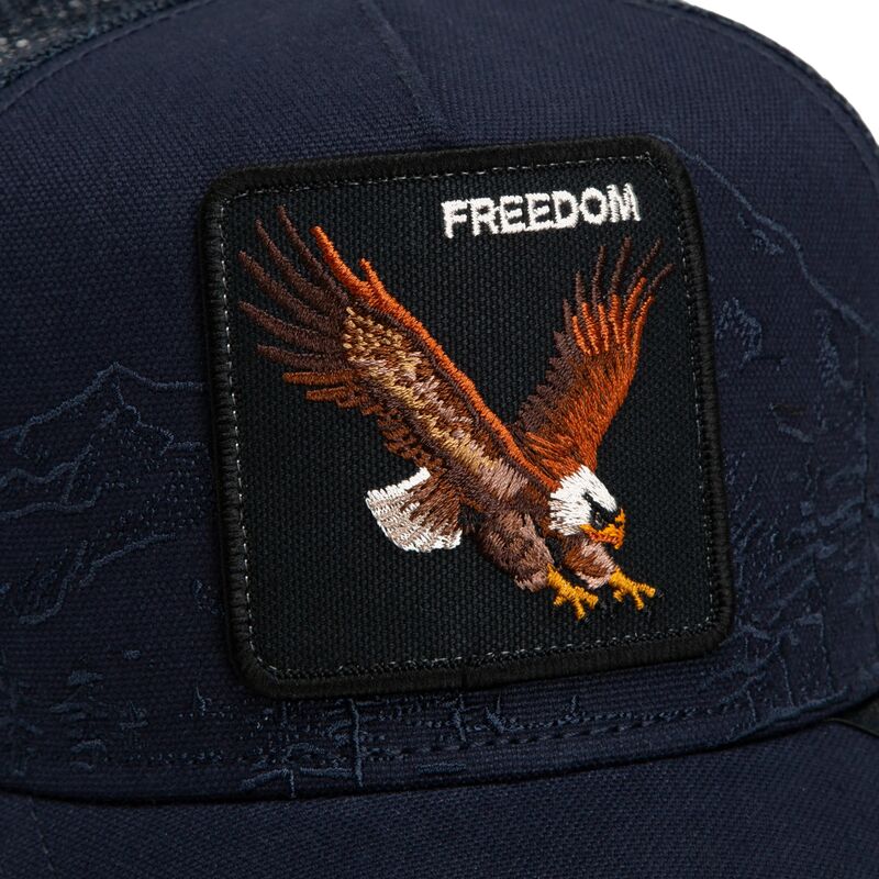 kapa-zaobljena-mornarsko-plava-snapback-eagle-badlands-freedom-the-farm-goorin-bros