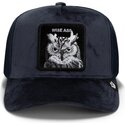kapa-zaobljena-mornarsko-plava-snapback-velour-wise-ass-the-farm-goorin-bros