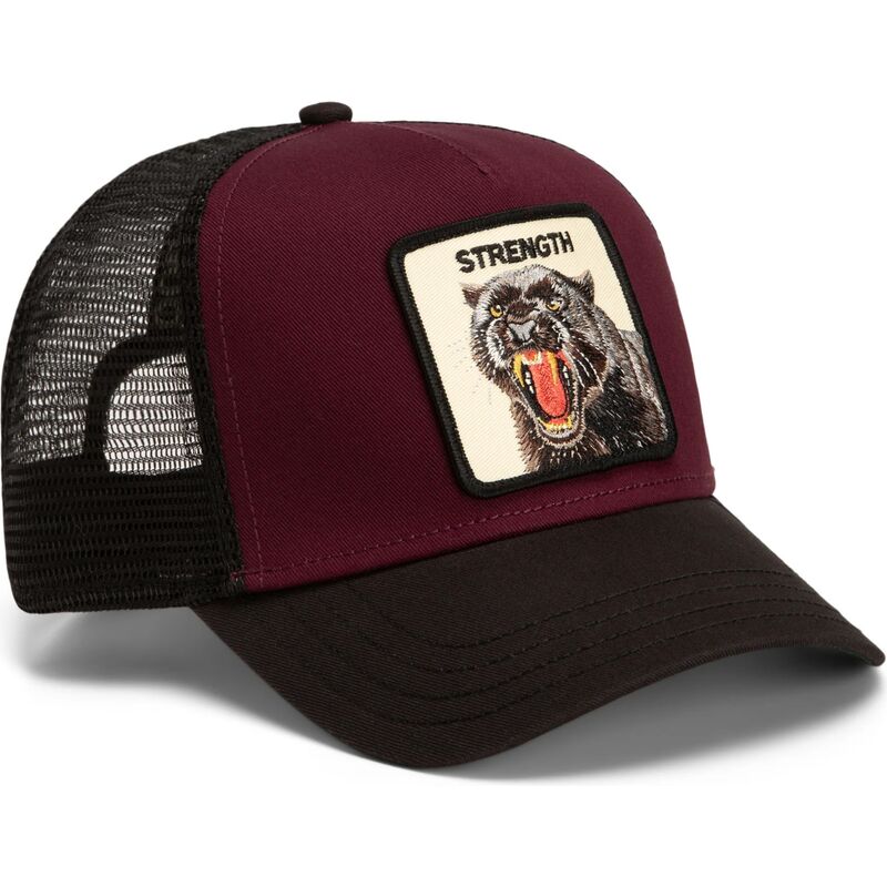 kapa-zaobljena-crvena-snapback-strength-panther-original-recipe-the-farm-goorin-bros