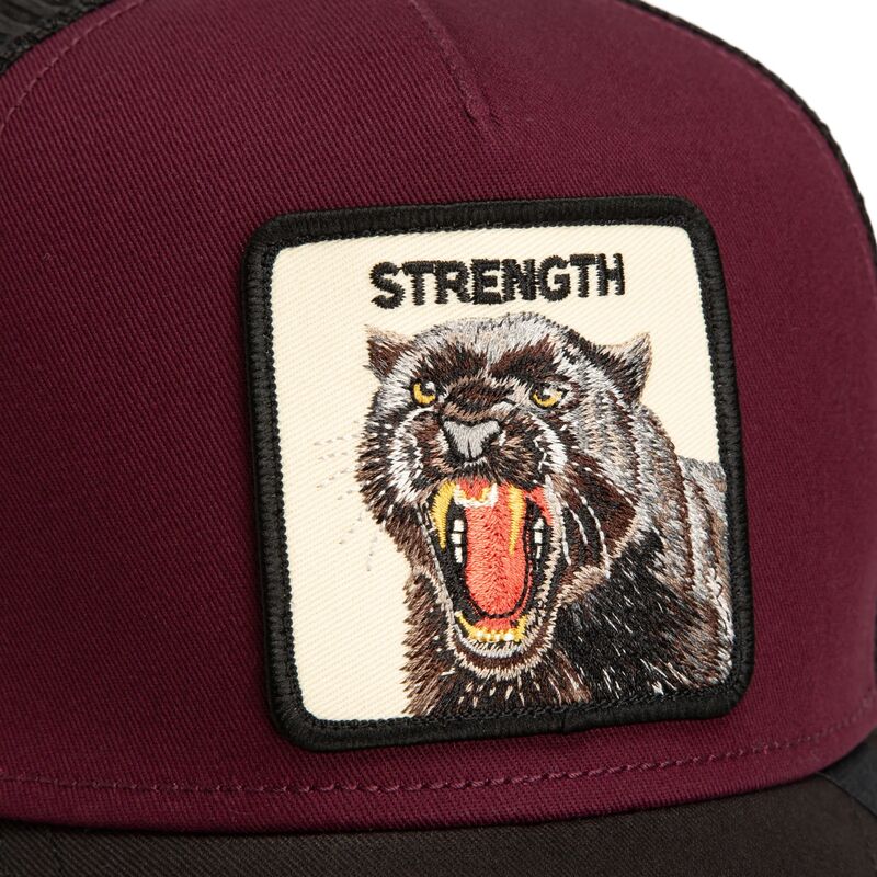 kapa-zaobljena-crvena-snapback-strength-panther-original-recipe-the-farm-goorin-bros