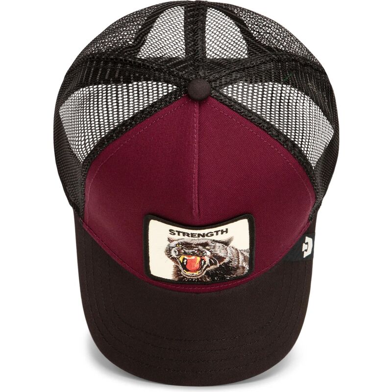 kapa-zaobljena-crvena-snapback-strength-panther-original-recipe-the-farm-goorin-bros
