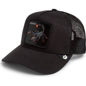 Kapa zaobljena crna snapback Deadly Scorpion Original Recipe The Farm Goorin Bros.