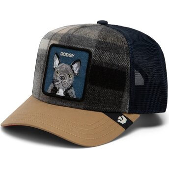 Kapa zaobljena višebojno snapback Brit Frenchie Check, Mate Dodgy The Farm Goorin Bros.