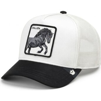 Kapa zaobljena bijela snapback Digital Stallion Split Decision The Farm Goorin Bros.