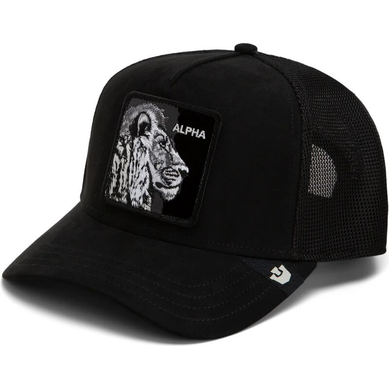 kapa-zaobljena-crna-snapback-black-out-lion-blackened-metallic-alpha-the-farm-goorin-bros