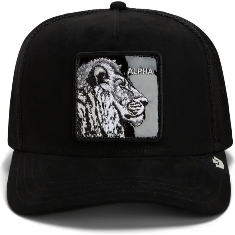 kapa-zaobljena-crna-snapback-black-out-lion-blackened-metallic-alpha-the-farm-goorin-bros
